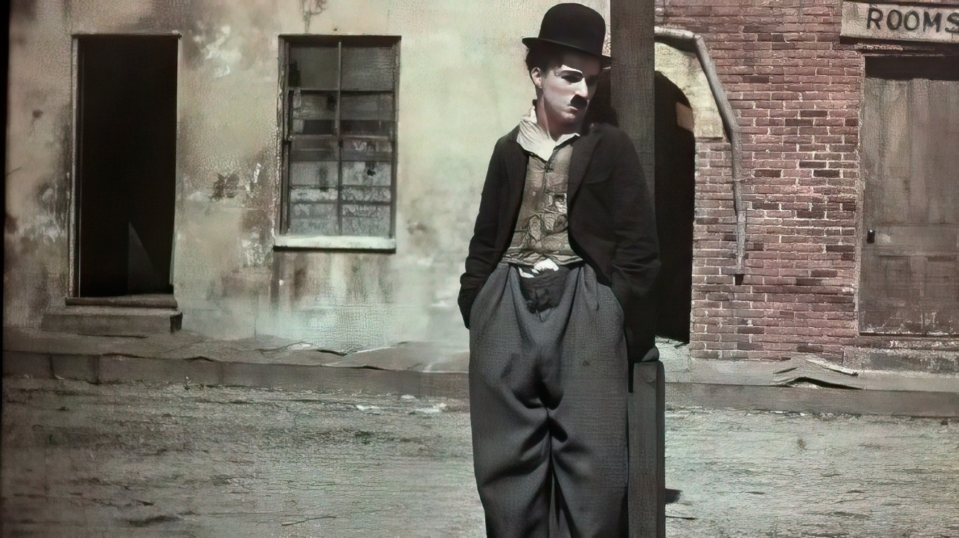 Charlie Chaplin jako włóczęga