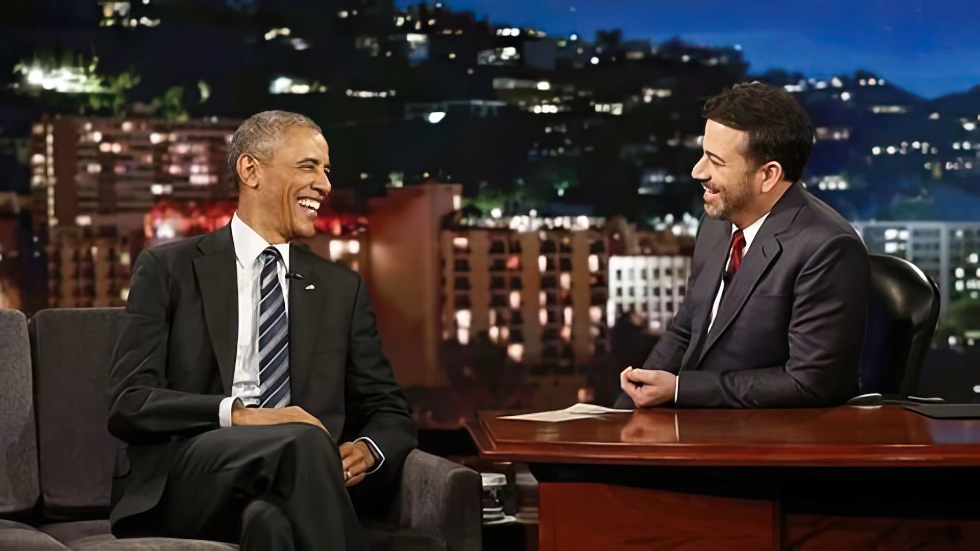 Jimmy Kimmel i Barack Obama