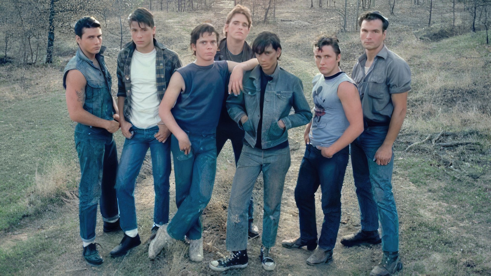 Na planie filmu 'The Outsiders'