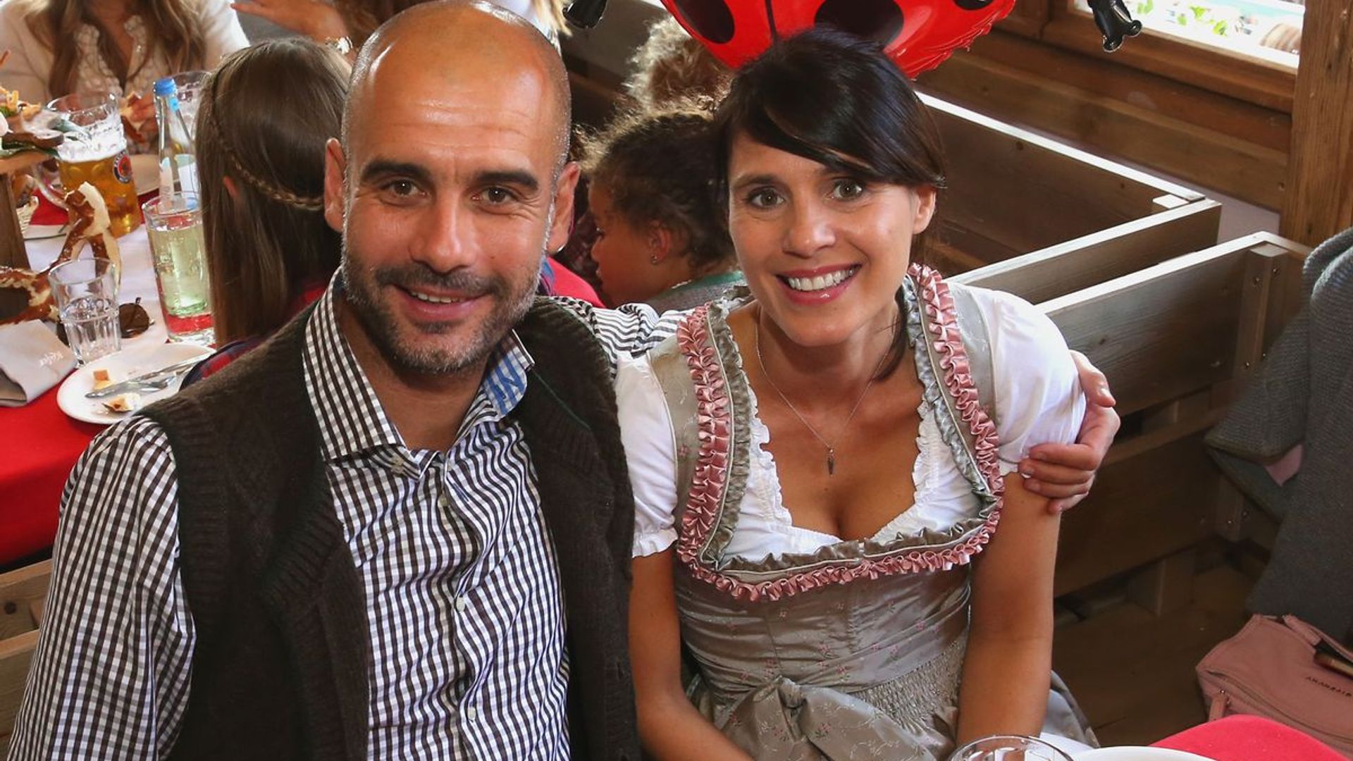 Josep Guardiola i jego żona Cristina Serra