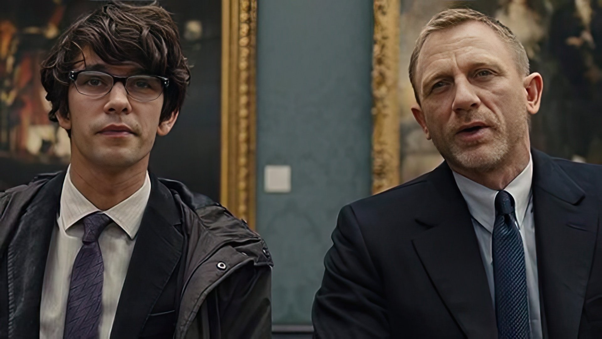 Ben Whishaw i Daniel Craig w "007: Skyfall"