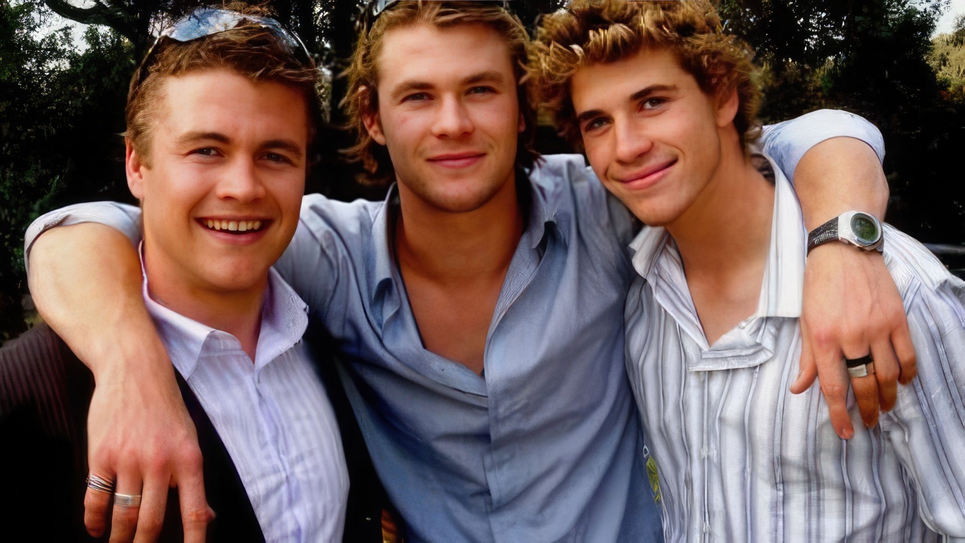 Bracia Hemsworth: Luke, Chris i Liam (od lewej)