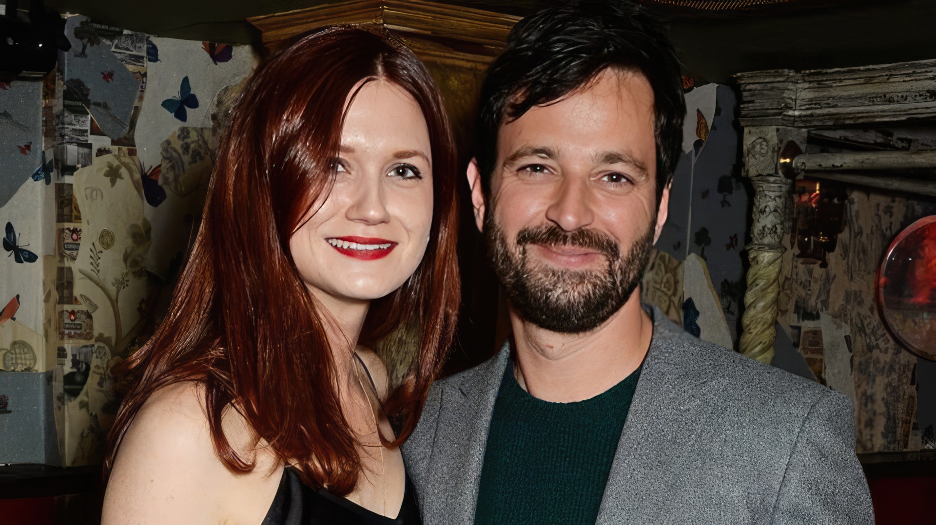 Bonnie Wright i Simon Hammerstein