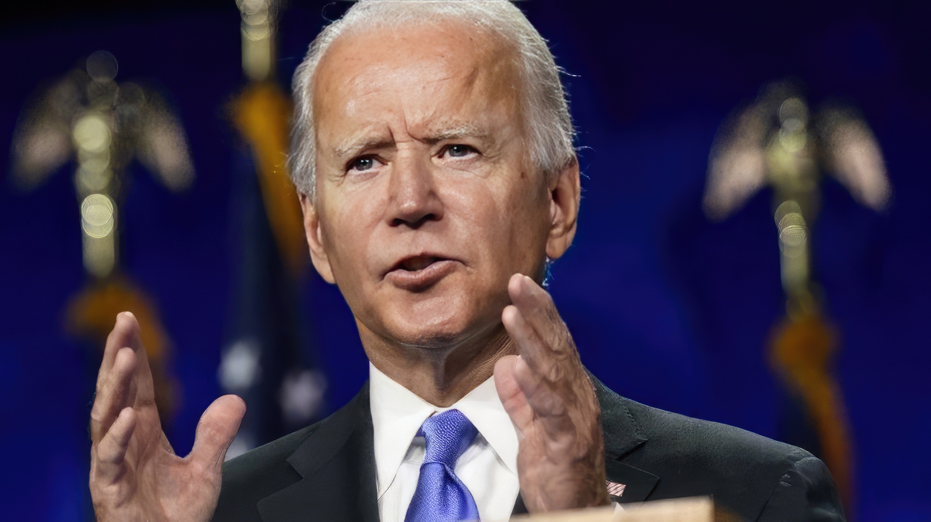 Joe Biden podczas kampanii prezydenckiej w 2020 roku