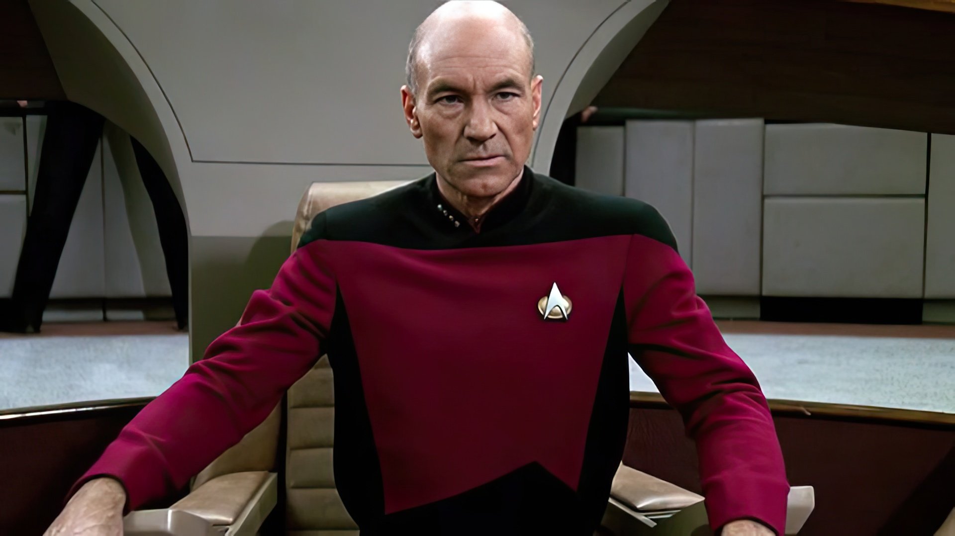 Patrick Stewart w "Star Trek: The Next Generation"