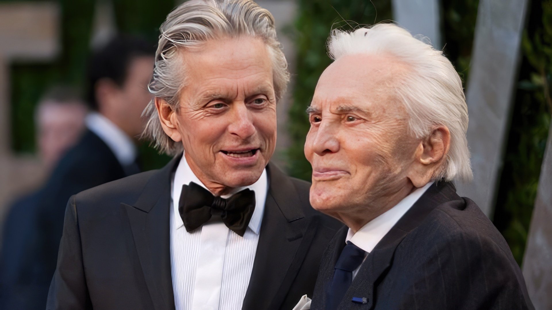 Kirk i Michael Douglas