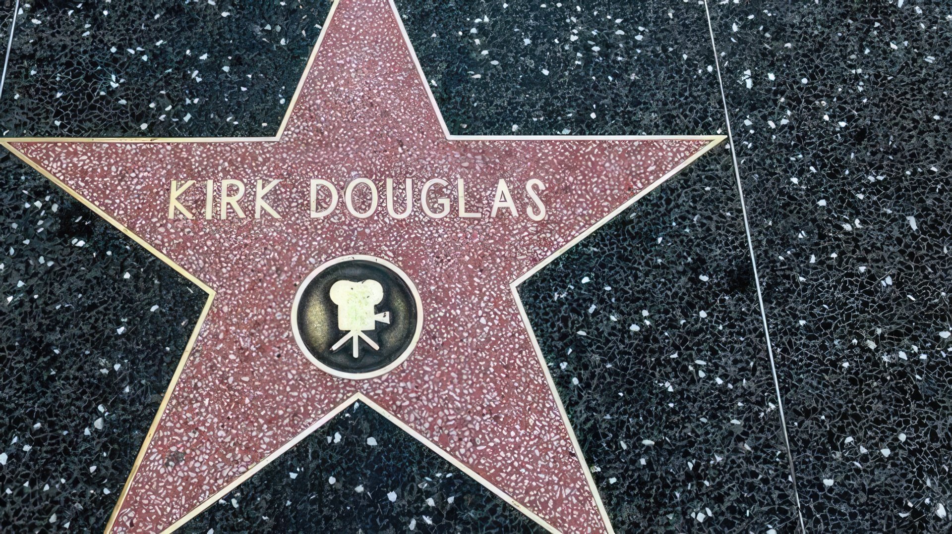 Gwiazda Kirka Douglasa na Hollywood Walk of Fame