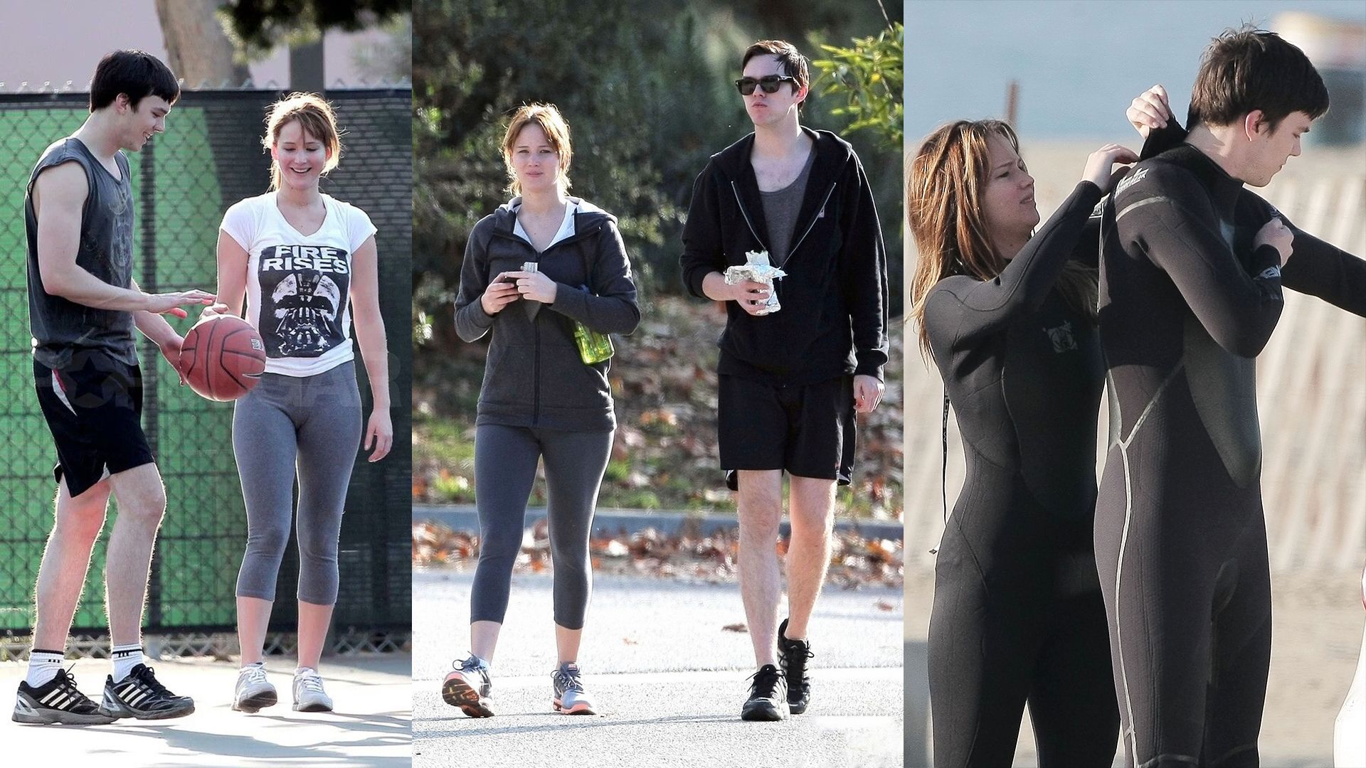 Nicholas Hoult i Jennifer Lawrence