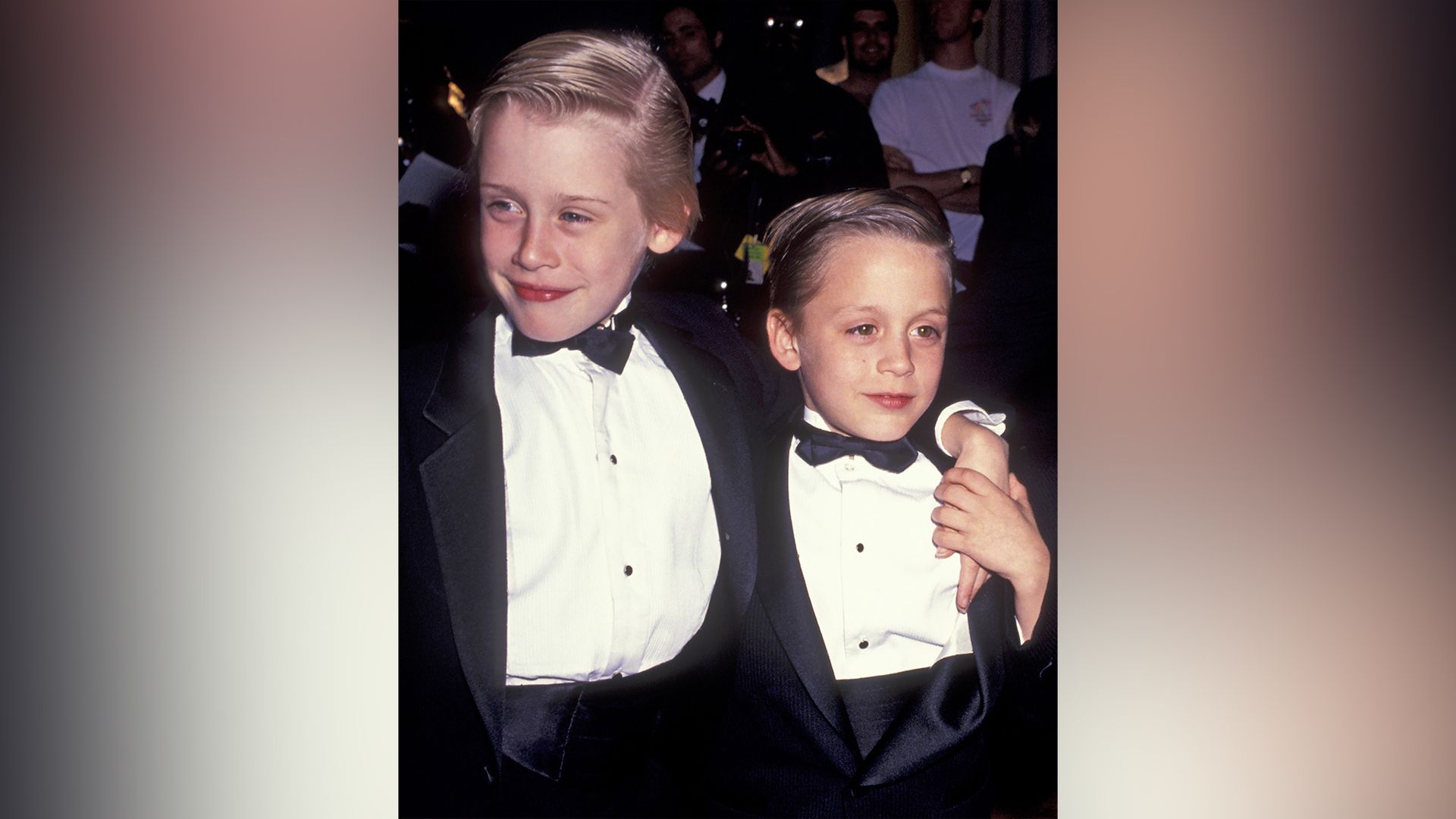 Macaulay Culkin i jego młodszy brat Kieran Culkin