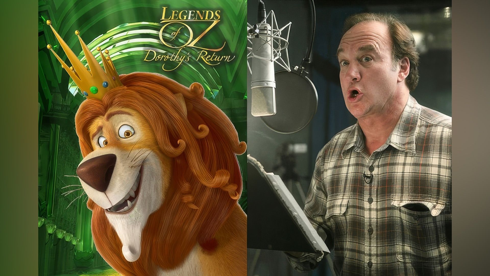 Jim Belushi podłożył głos Tchórzliwemu Lwu w Legends of Oz: Dorothy's Return