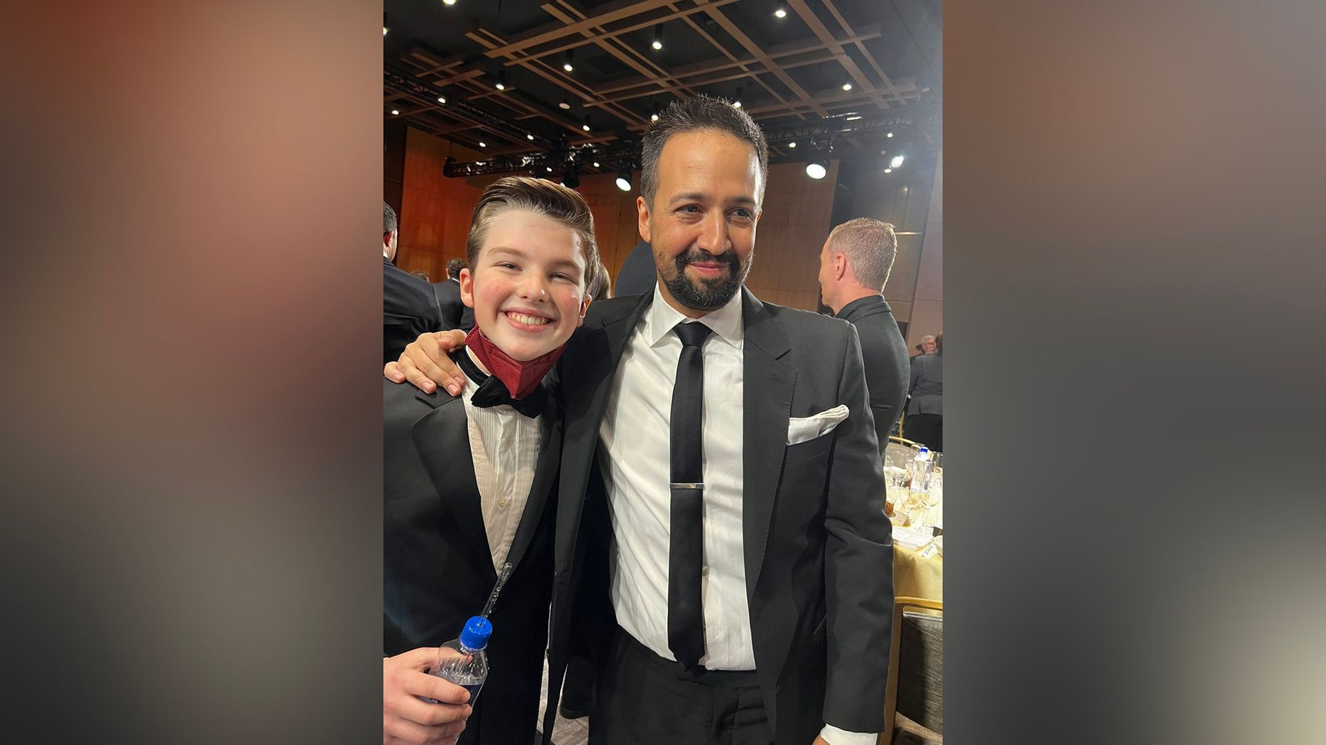 Iain Armitage i Lin-Manuel Miranda