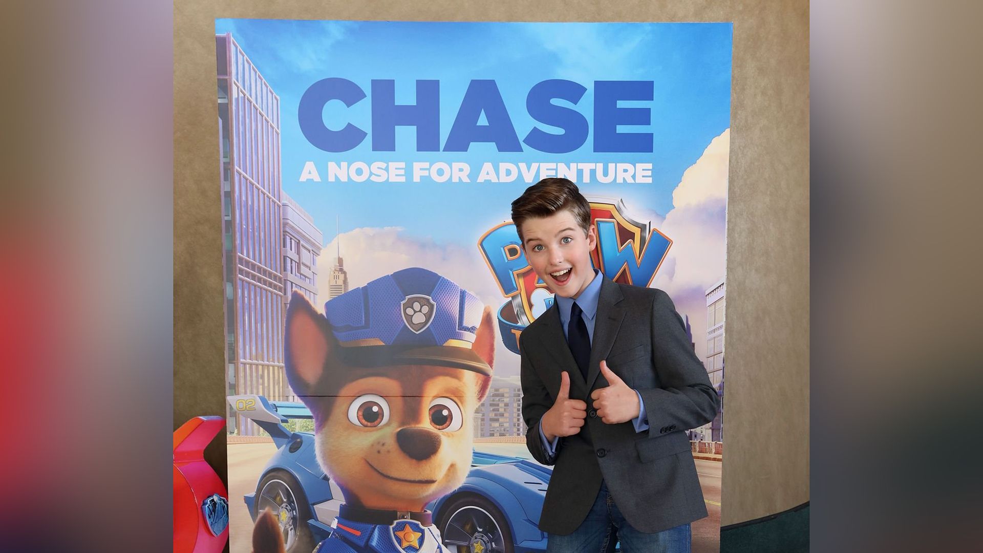 Iain Armitage użyczył głosu Chaserowi w filmie 'PAW Patrol: The Movie'