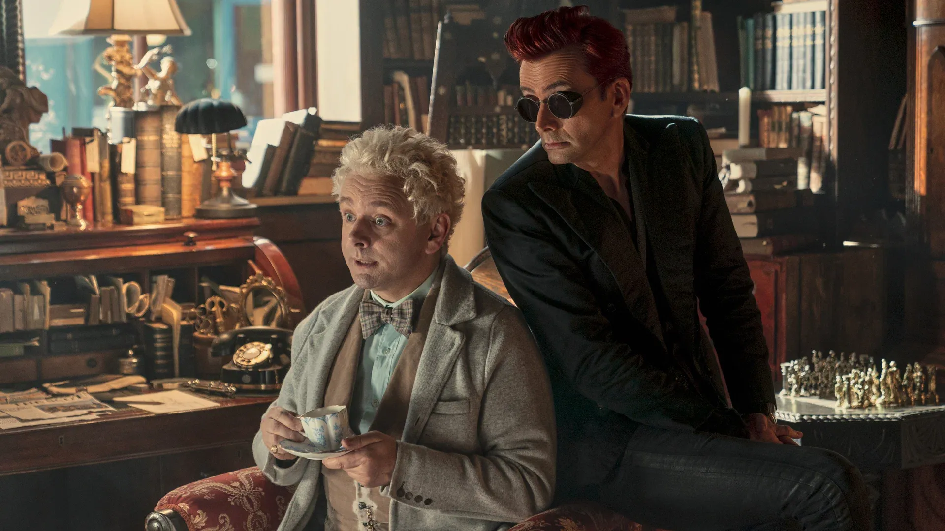 David Tennant i Michael Sheen ('Good Omens')