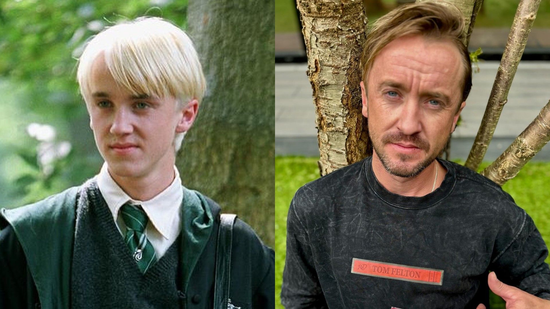 Tom Felton kiedyś i dziś