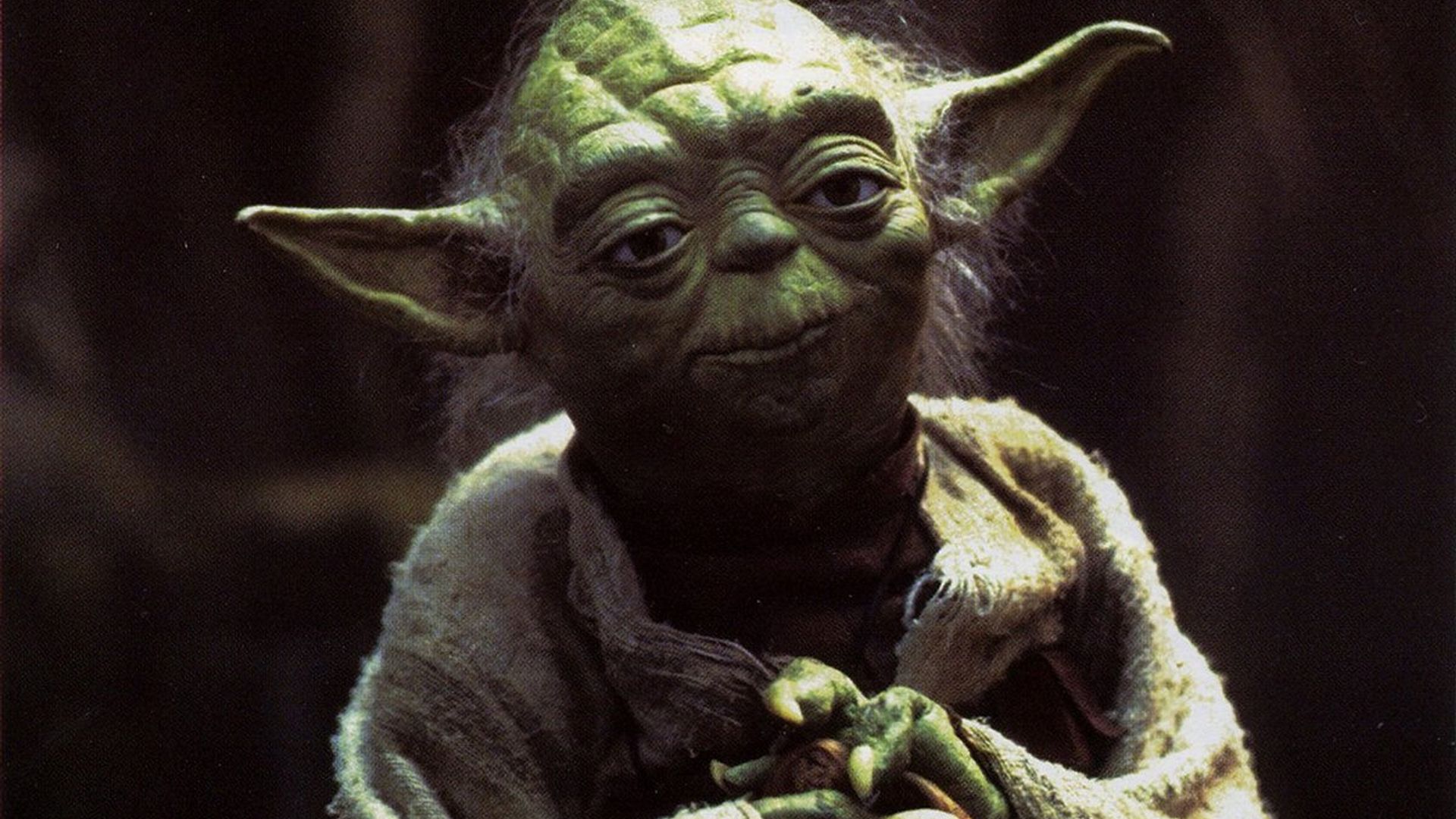 Mistrz Yoda w filmie "The Empire Strikes Back"