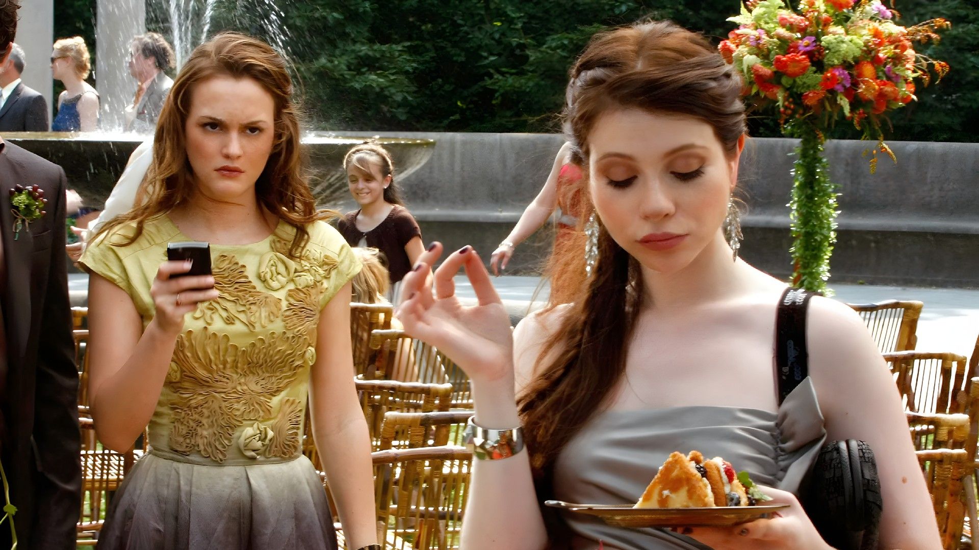 Leighton Meester i Michelle Trachtenberg w trzecim sezonie 'Gossip Girl'