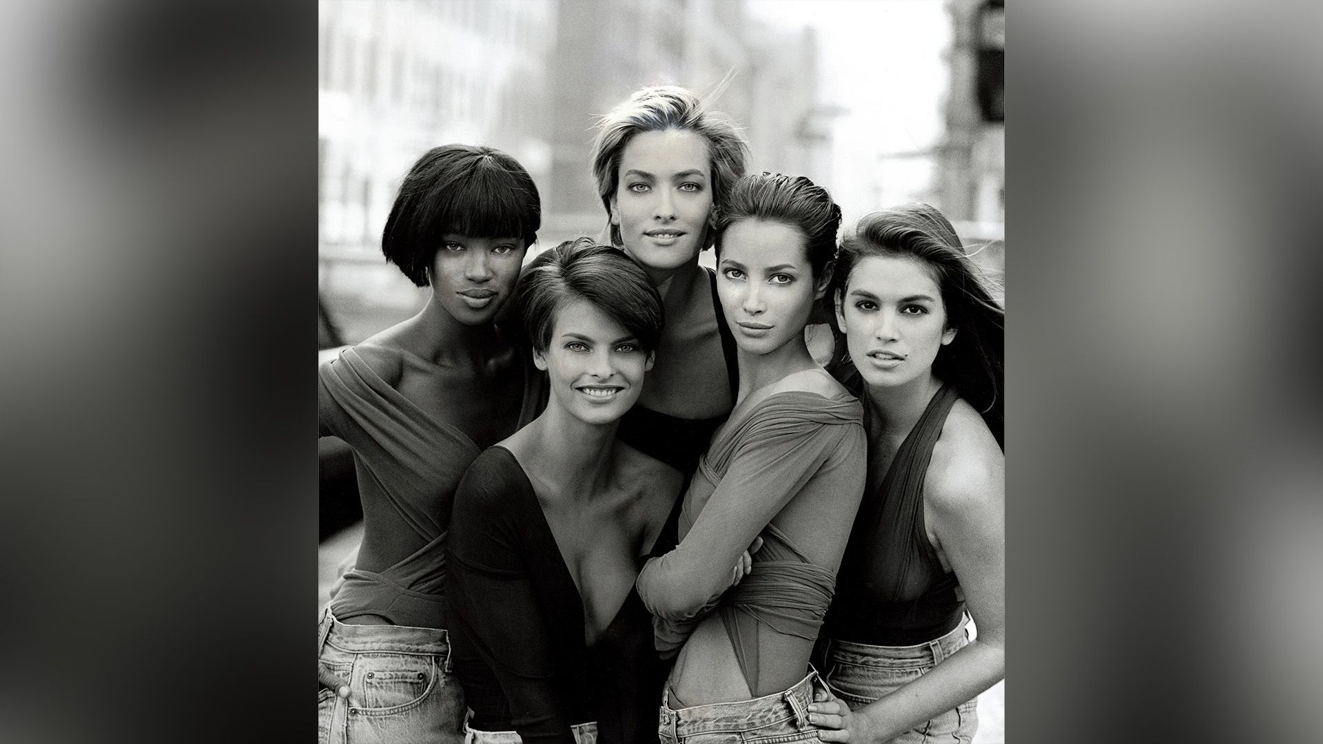 Naomi Campbell, Linda Evangelista, Tatjana Patitz, Christy Turlington i Cindy Crawford