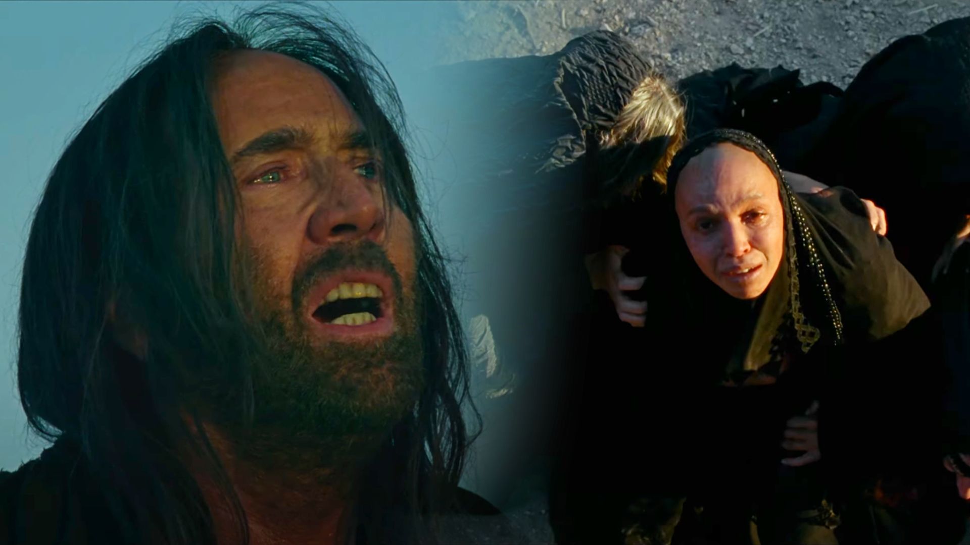 Nicolas Cage z długimi włosami płacze i modli się w zwiastunie "The Carpenter's Son" o dzieciństwie Jezusa Chrystusa