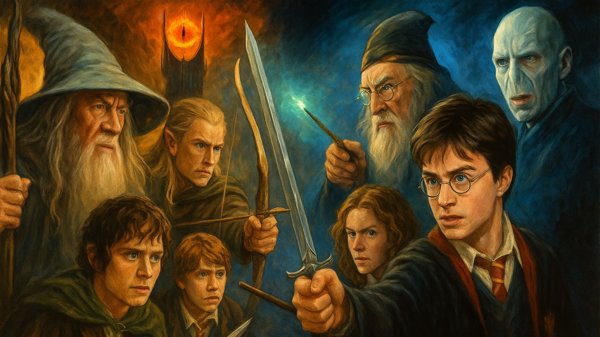 AI porównuje Harry'ego Pottera i Władcę Pierścieni i ostatecznie rozstrzyga, która seria jest naprawdę lepsza