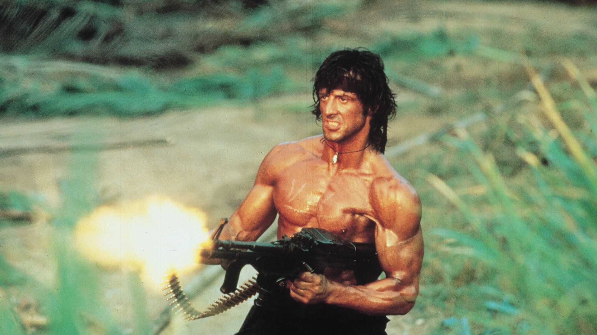 Sylvester Stallone w filmie "First Blood"